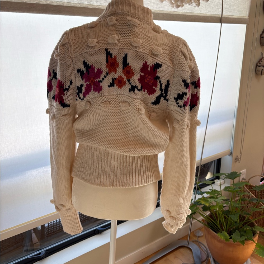 Hayley Menzies Cream Floral Cardigan - Picture 4 of 9